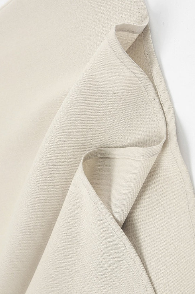 Linnen Katoen Cami Loszittende Maxi Jurk Khaki