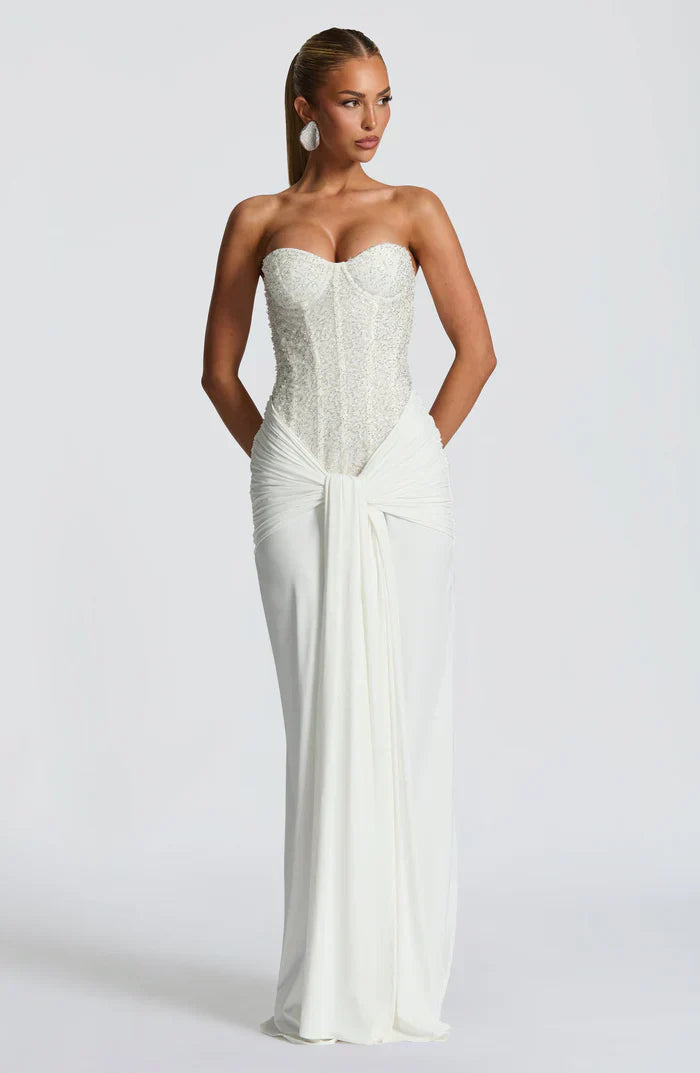 Mouwloze Jersey Maxi Jurk Dames