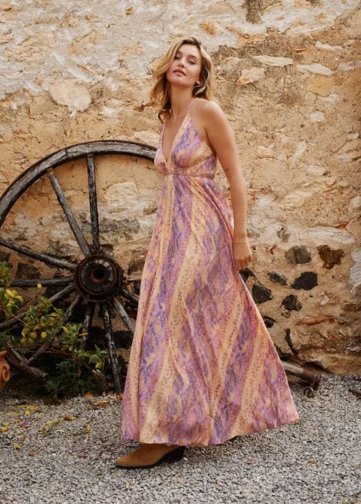 Ibiza Jurk Jurken Bruiloft Zomer Pastel Kleurige Feestelijke Ibiza