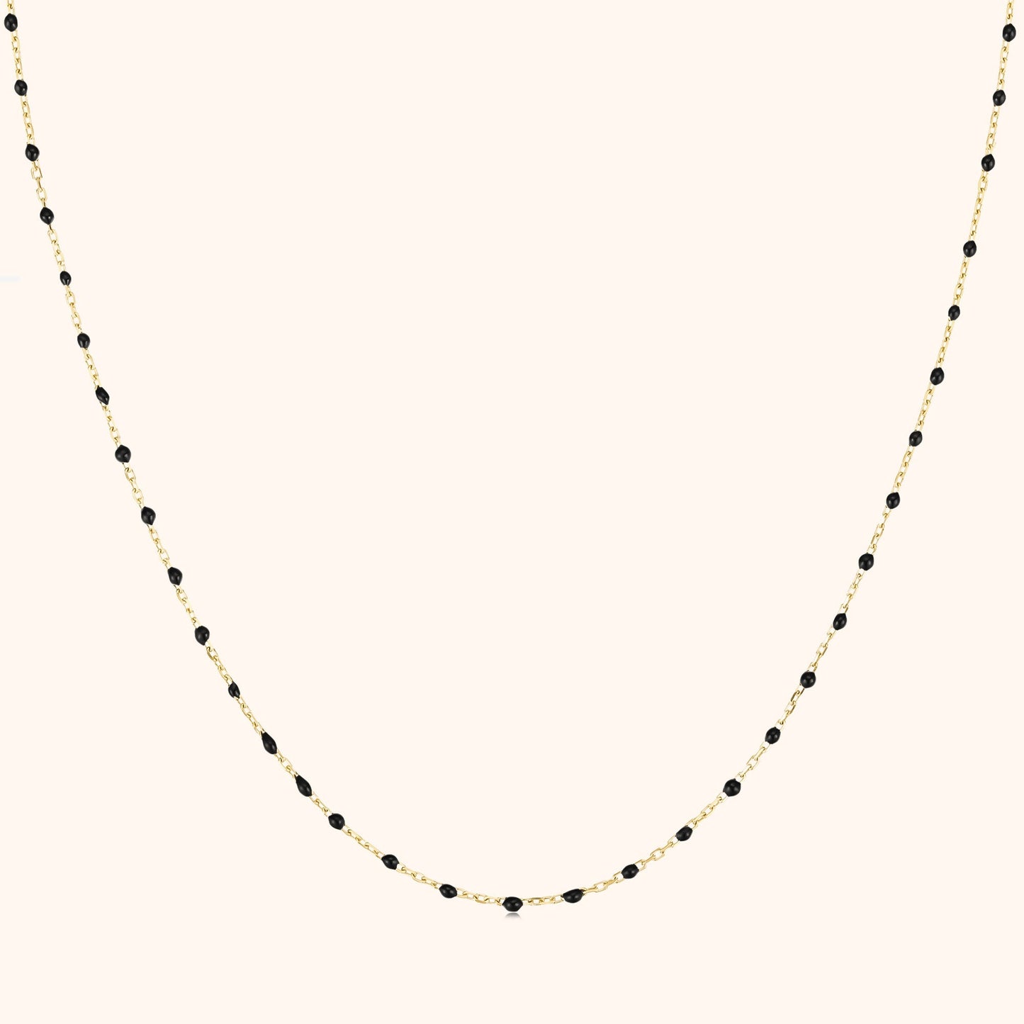 Zwarte Parel Sterling Zilveren Ketting Dames