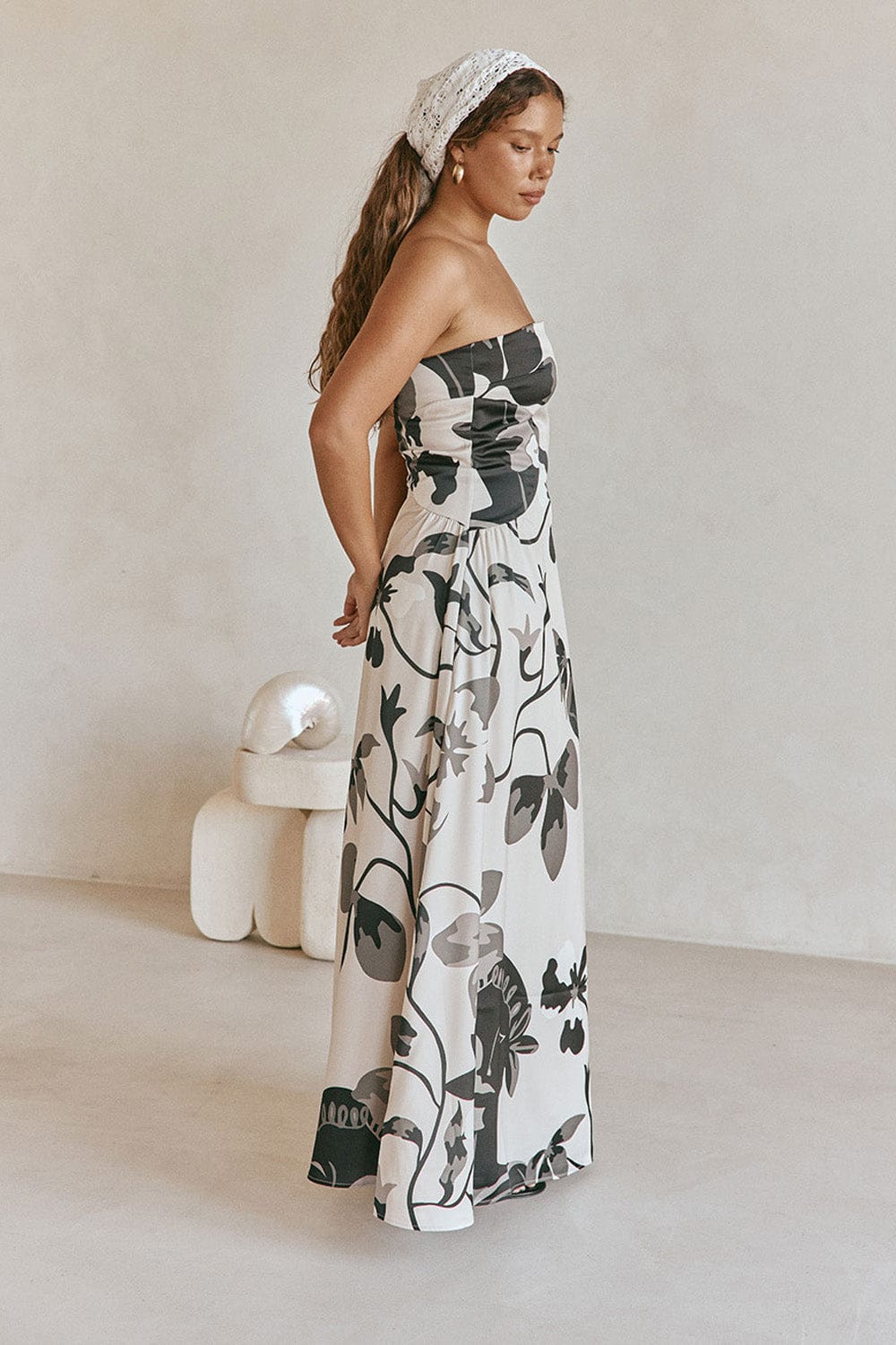 Dames Jurk Met Print Uniek Sample