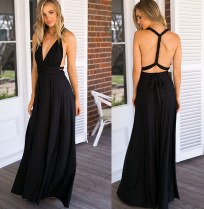 Stretch Wrap Midi-jurk Multifunctioneel