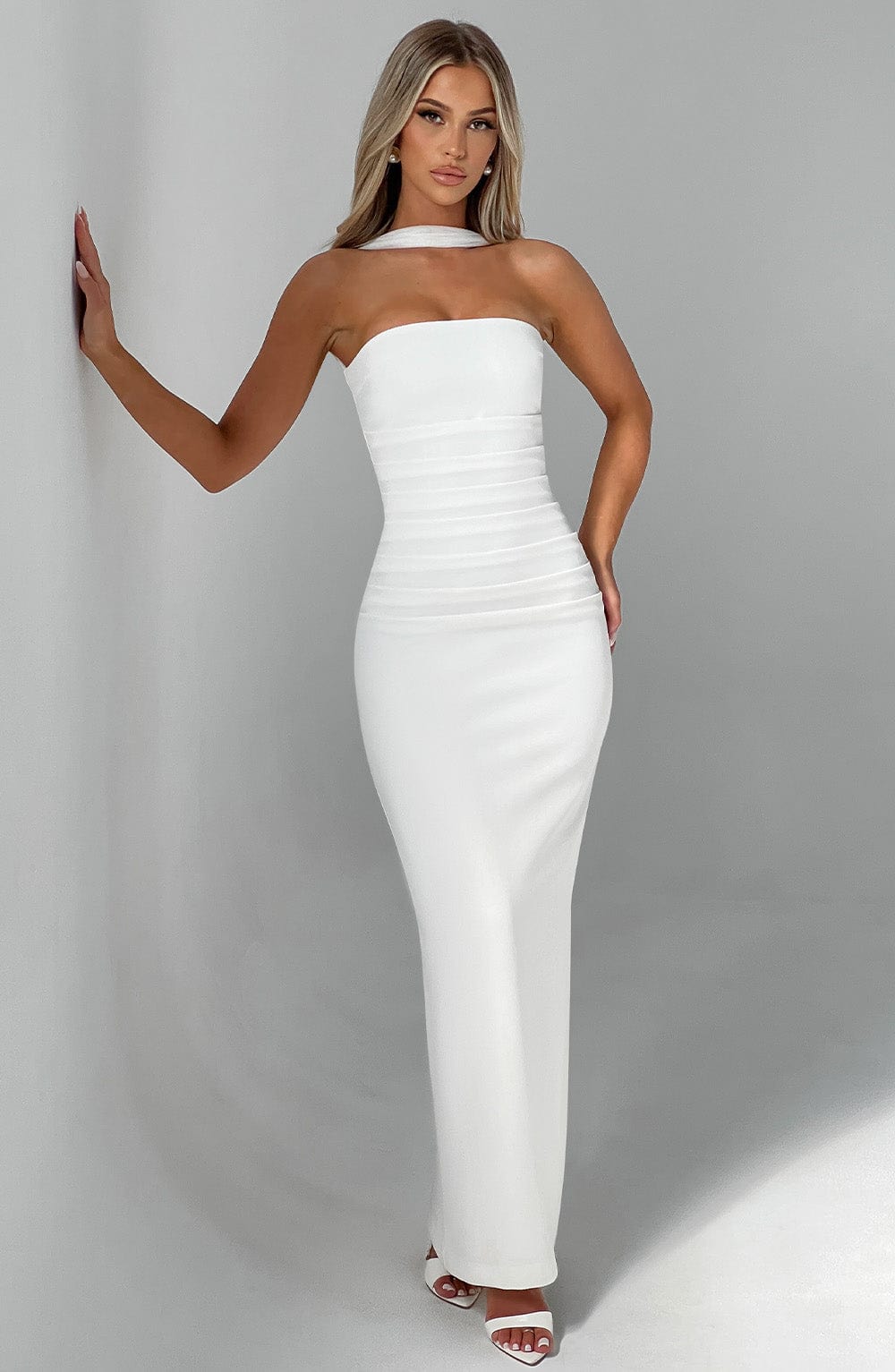 Dames Maxi Jurk Met Vloeiende Snit