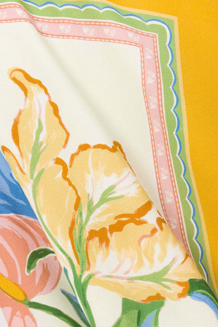 Bloemenprint maxi-jurk voor zomerse vakantielooks