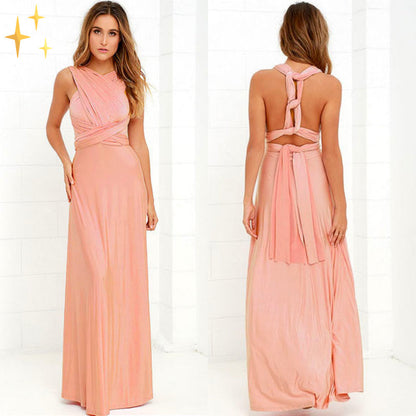 Stretch Wrap Midi-jurk Multifunctioneel