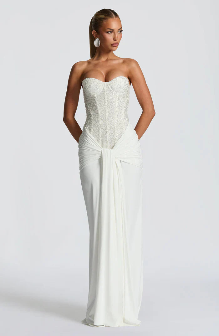 Mouwloze Jersey Maxi Jurk Dames