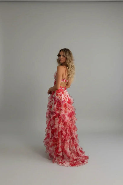 Boheemse Maxi-rokkenjurk met Bloemenprint