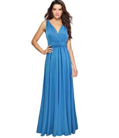 Stretch Wrap Midi-jurk Multifunctioneel