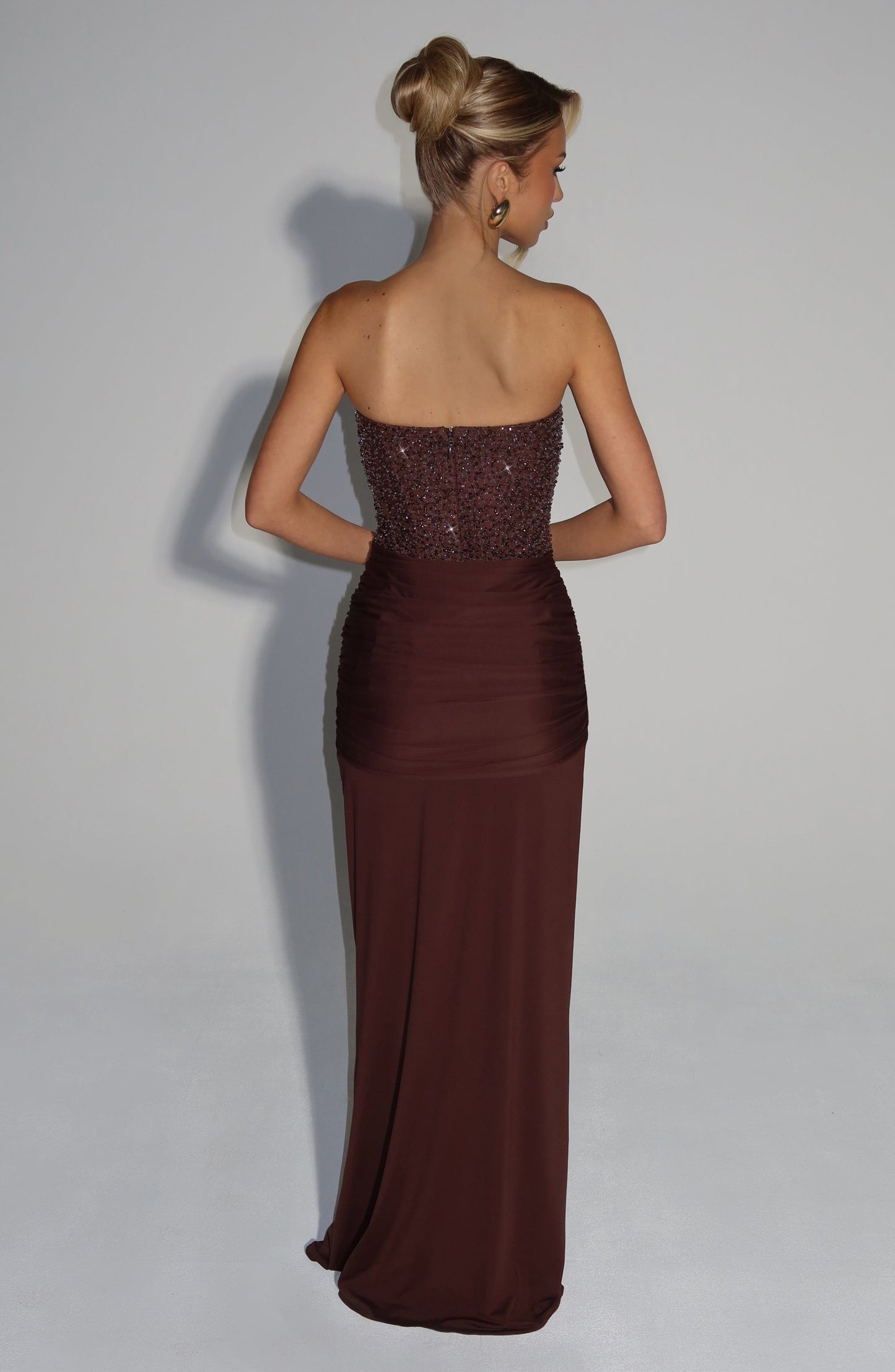 Mouwloze Jersey Maxi Jurk Dames