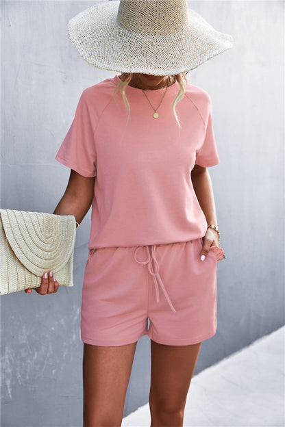Dames Casual Tweedelige Set Met Short