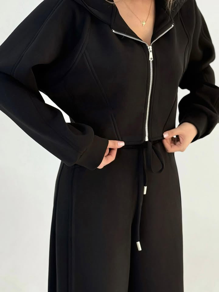 Dames Wijde Loungebroek Met Hoge Taille