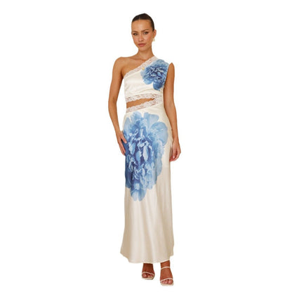 Dames trouwjurk met romantische kanten details