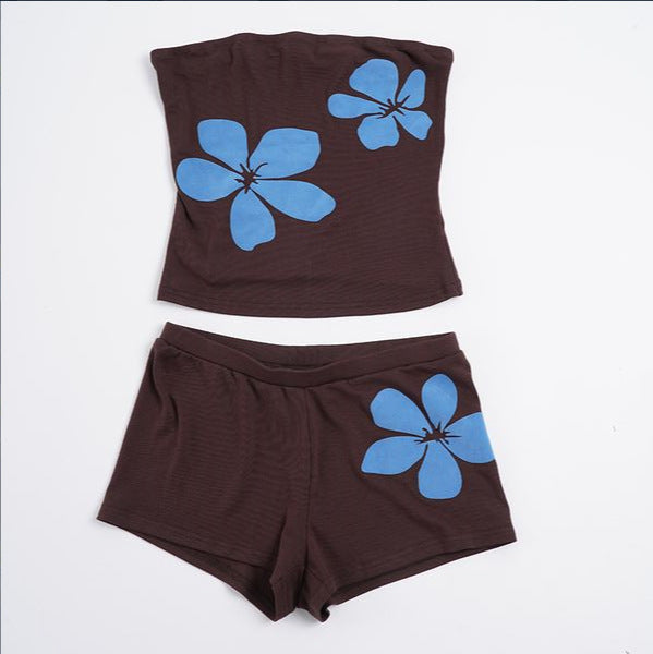 Dames bandeau bikiniset volledig in beeld