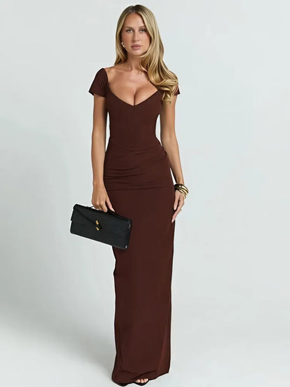 Elegante dames maxi-jurk voor zomerse gelegenheden