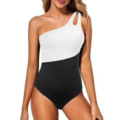 Dames badpak voor strand en zwembad, elegante aansluitende fit