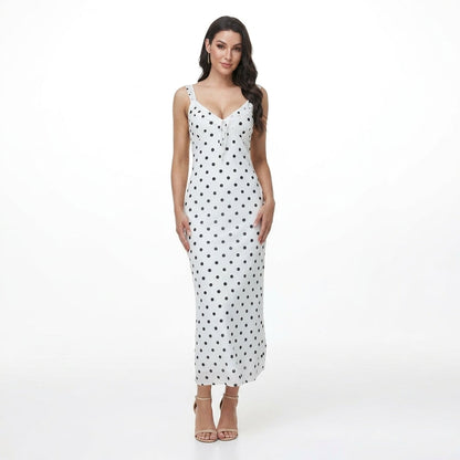 Maxi jurk met bloemenprint en ruches bij de schouders