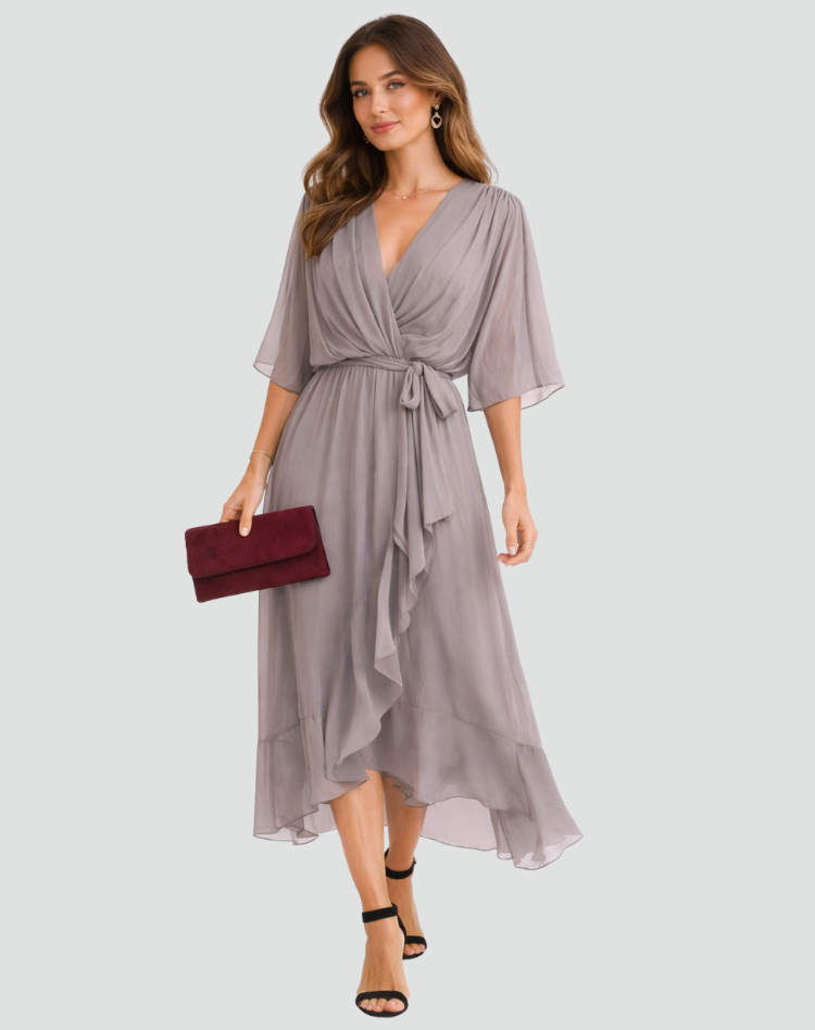 Dames Wikkel Maxi Jurk Voor De Zomer