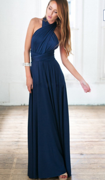 Stretch Wrap Midi-jurk Multifunctioneel