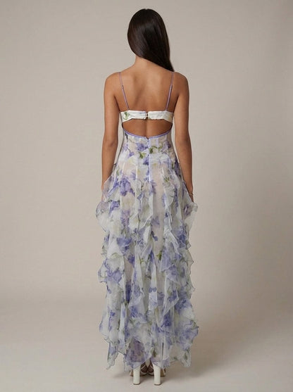 Boheemse Maxi-rokkenjurk met Bloemenprint