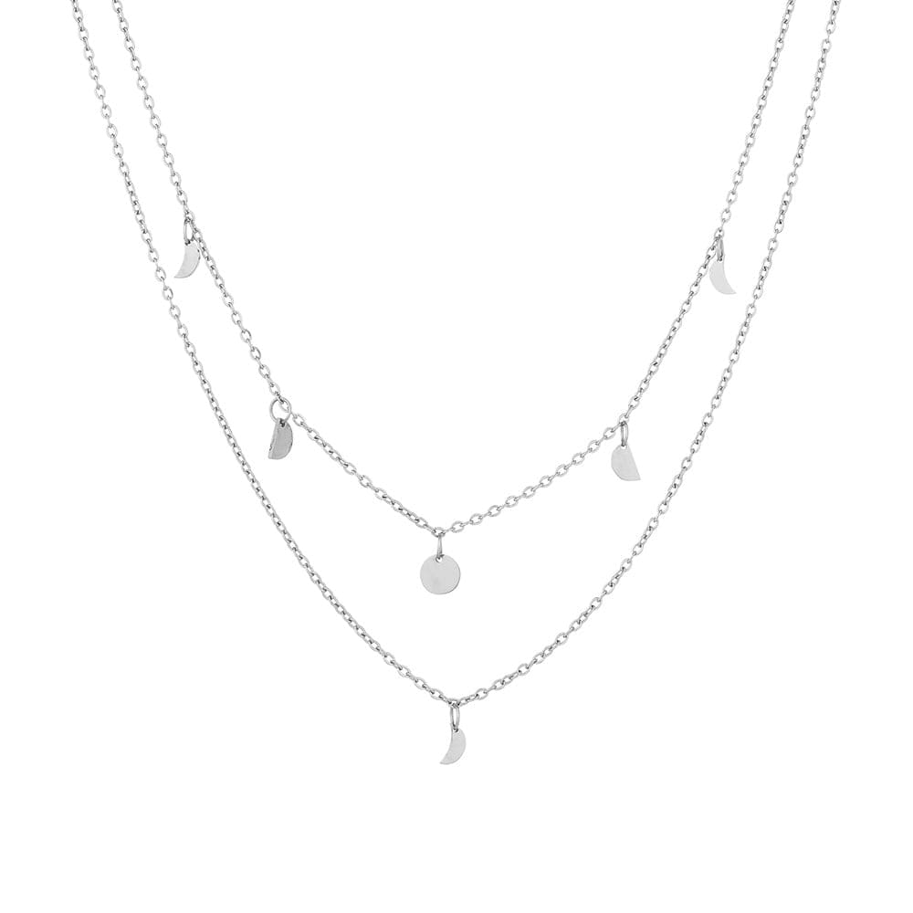Boho Gelaagde Metalen Schakelketting Dames