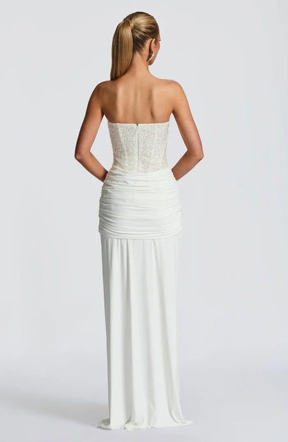Mouwloze Jersey Maxi Jurk Dames
