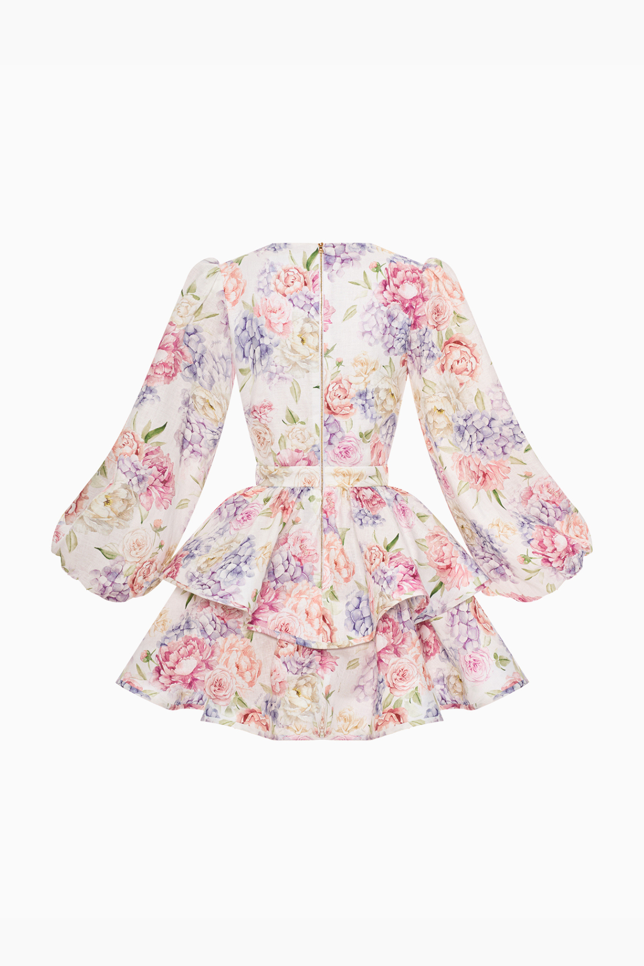 Dames mini jurk met bloemenprint gestyled voor zomer en feestelijke gelegenheden