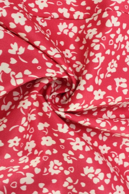Dames Bloemenprint A Line Mini Jurk