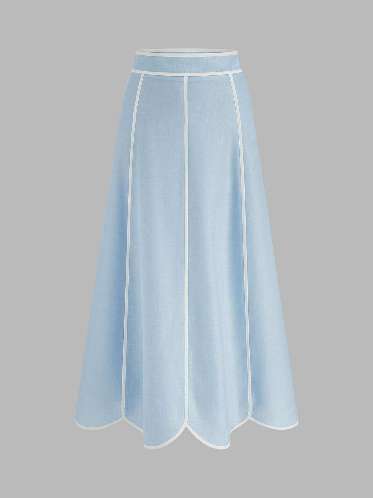 Dames Halter Crop Top En Rok Set Met Geschulpte Rand