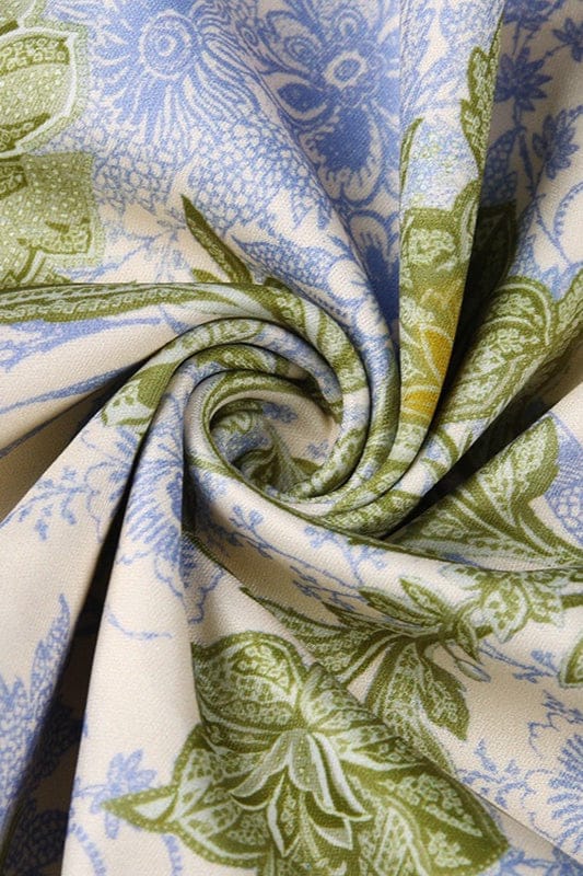Dames Maxi Jurk Met Bloemenprint En Split Strapless