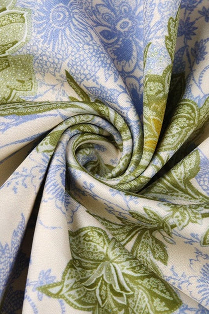 Dames Maxi Jurk Met Bloemenprint En Split Strapless