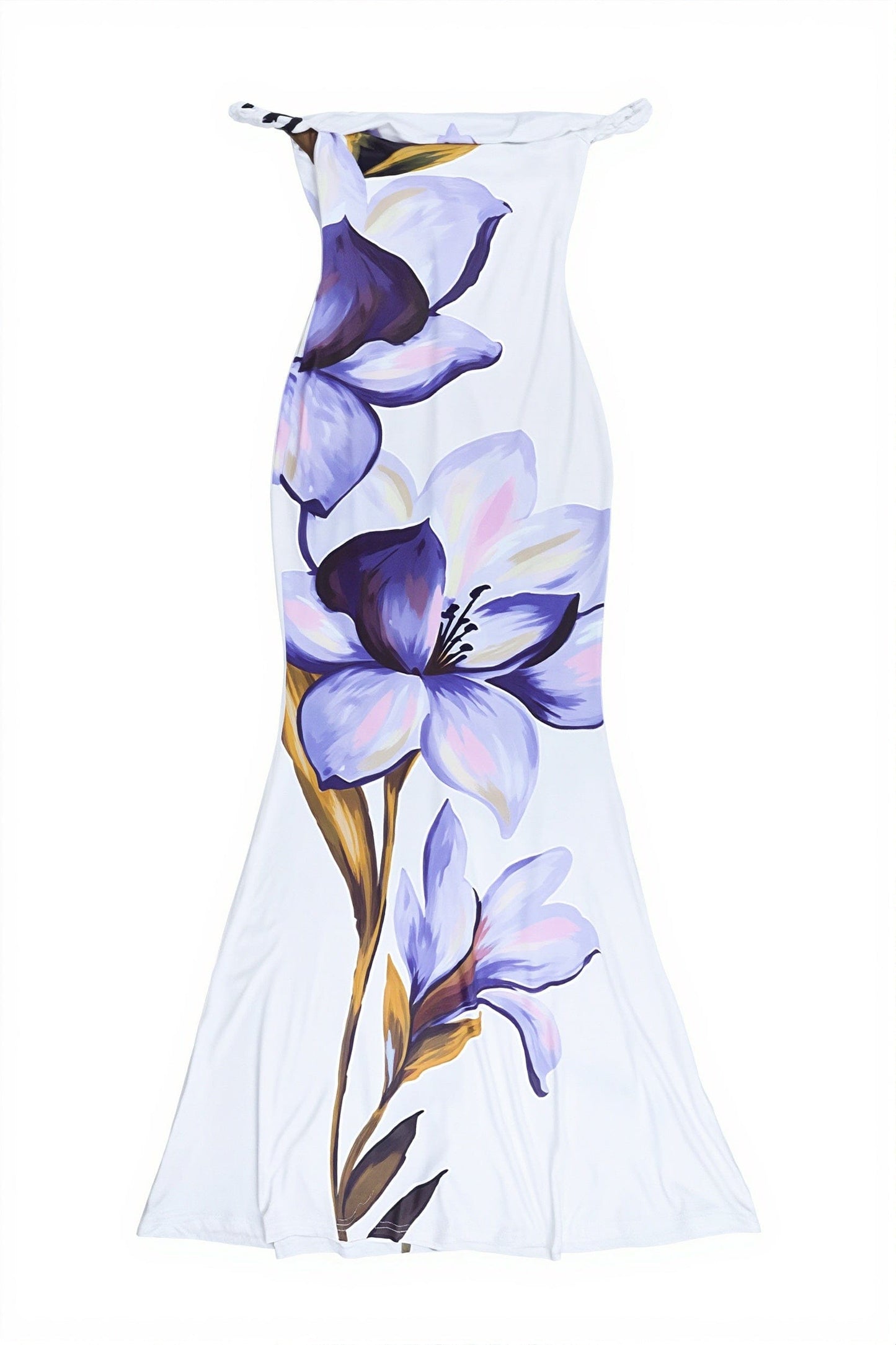Dames Maxi Jurk Met Print En Slim Fit