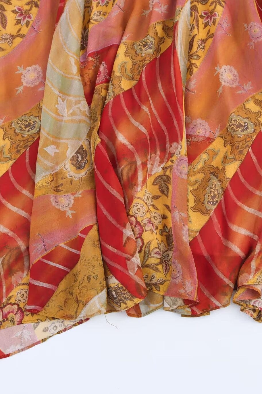 Dames Midi Jurk Met Bloemenprint En V Hals