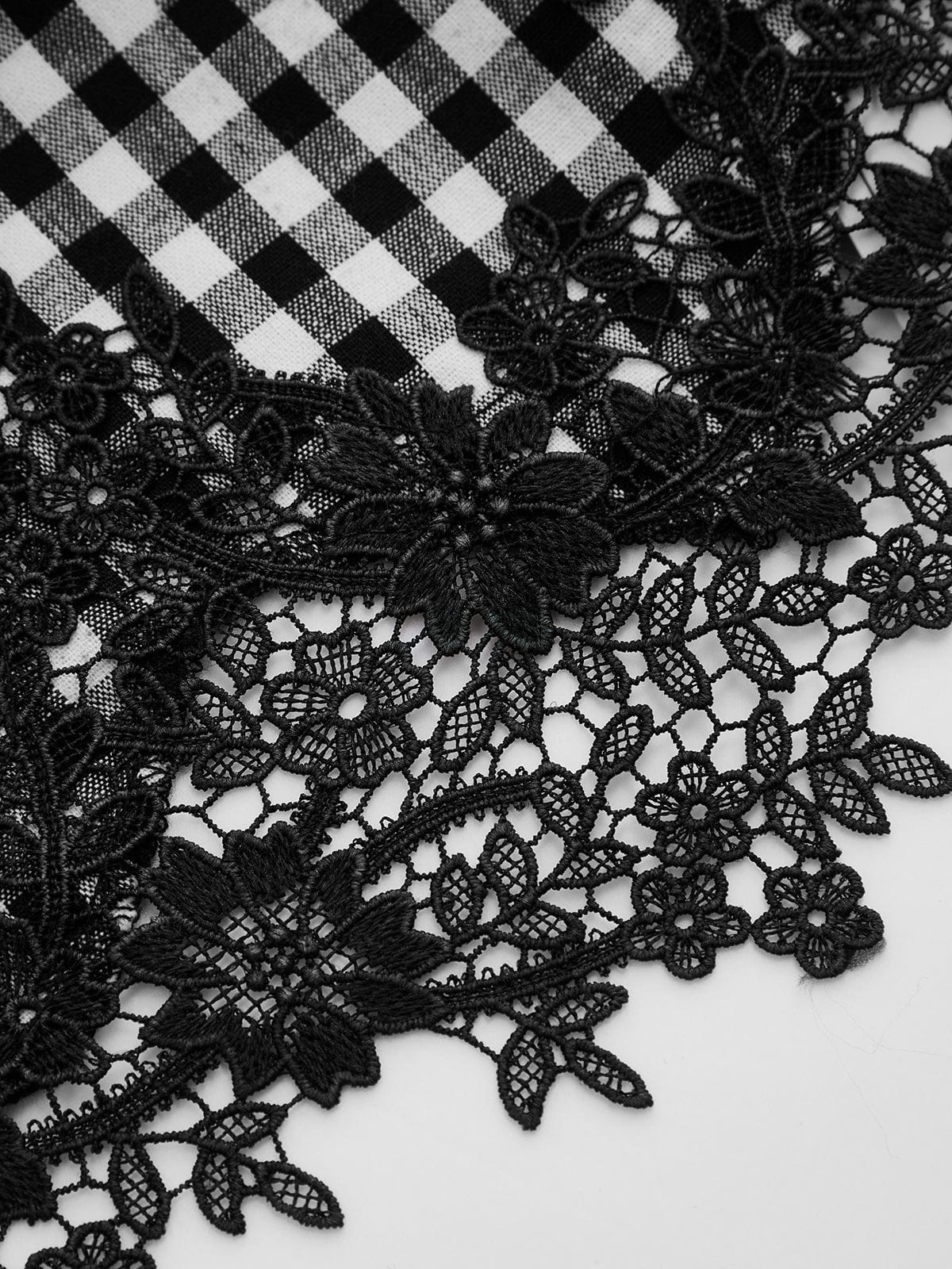 Dames Mini Jurk Met Ruitprint En Strikceintuur
