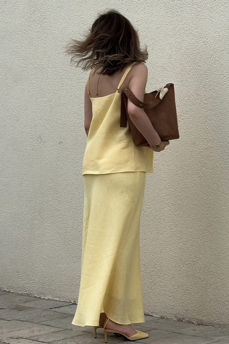 Katoenen Mouwloze Cami Zeemeermin Rok Set