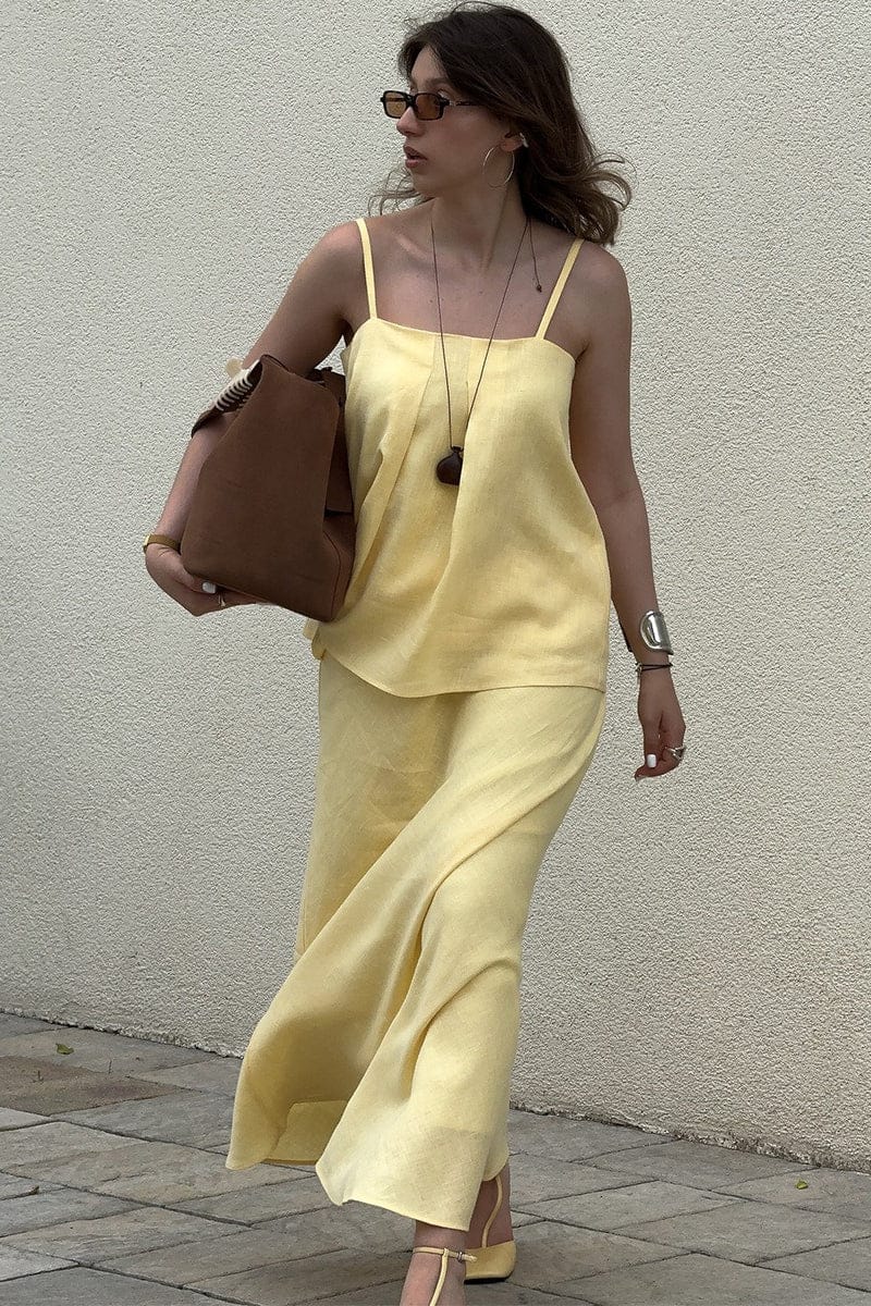 Katoenen Mouwloze Cami Zeemeermin Rok Set