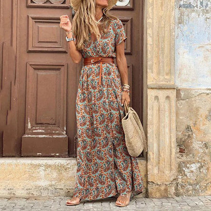 Kleding Boho Chic Jurk Maxi Ibiza Jurk Hippie Style Ibiza Vibe