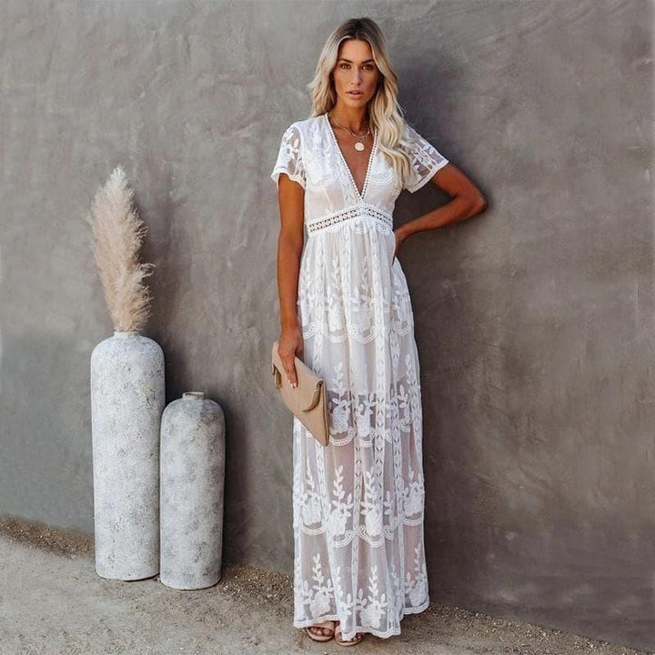 Ibiza Hippie Stijl Maxi Jurk