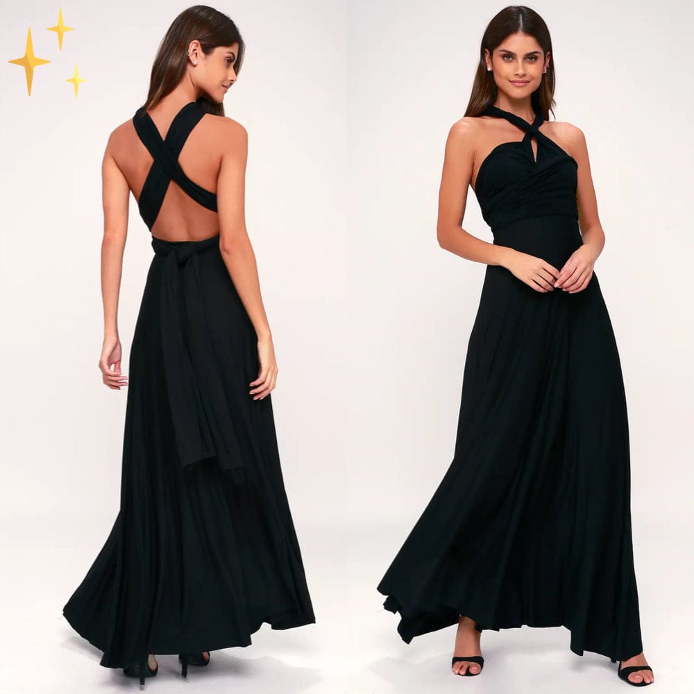 Stretch Wrap Midi-jurk Multifunctioneel