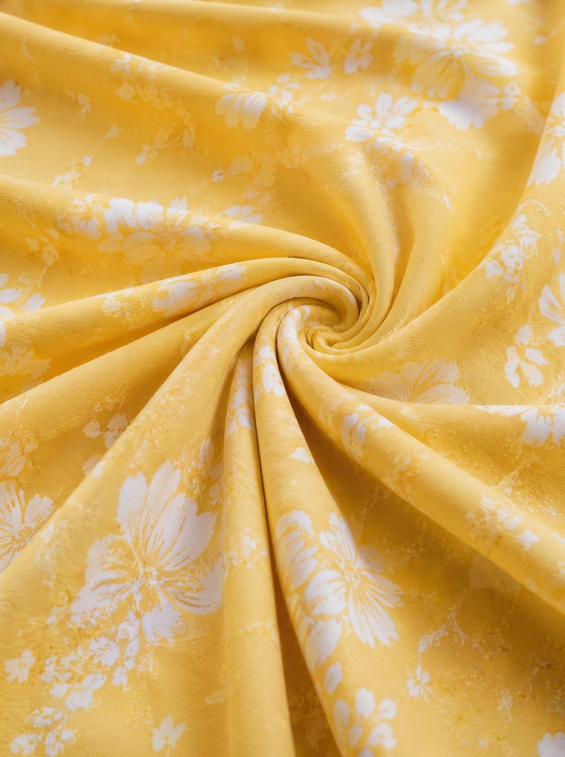 Volledig overzicht van de bohemian bloemenprint midi-jurk