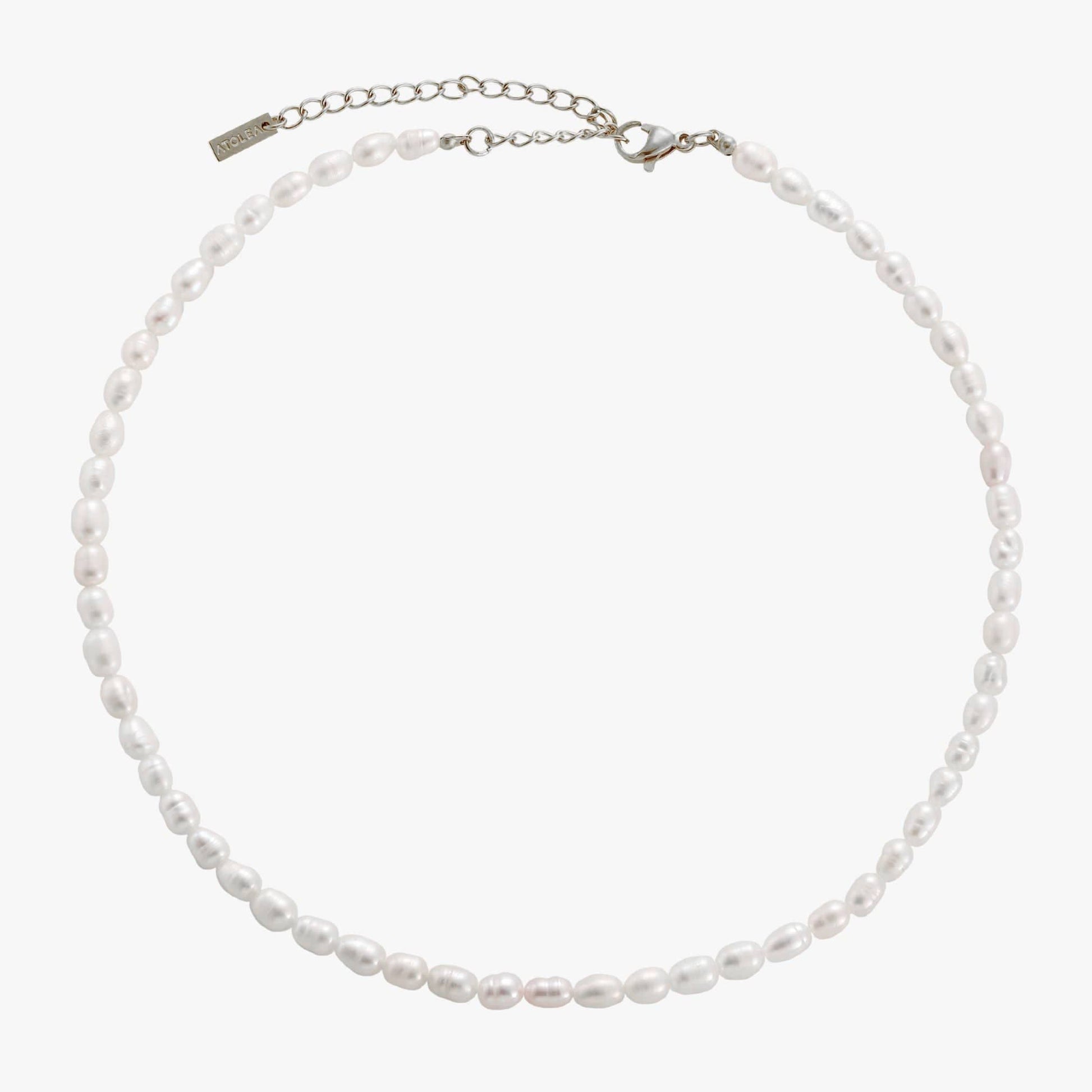 Zoetwaterparel Choker met Gouden PVD Coating voor Dames