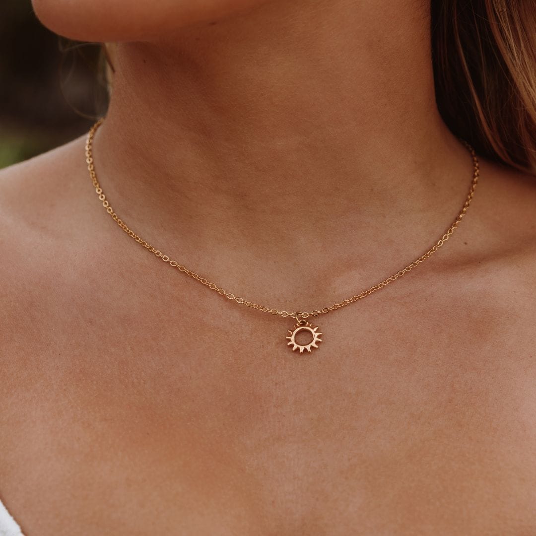 Zonnehanger Ketting Gepolijst Metaal Dames
